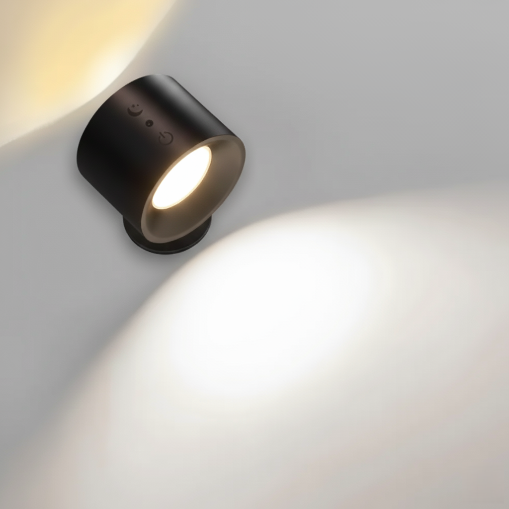 Shineii AuraLite™ 360 – Wireless Rechargeable Wall Lamp