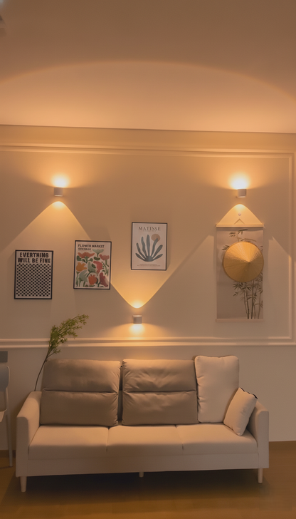 Shineii AuraLite™ 360 – Wireless Rechargeable Wall Lamp