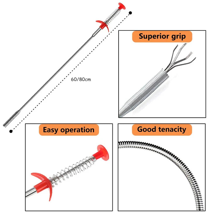 Drain Cleaner Pipe Hair Dredger Sewer