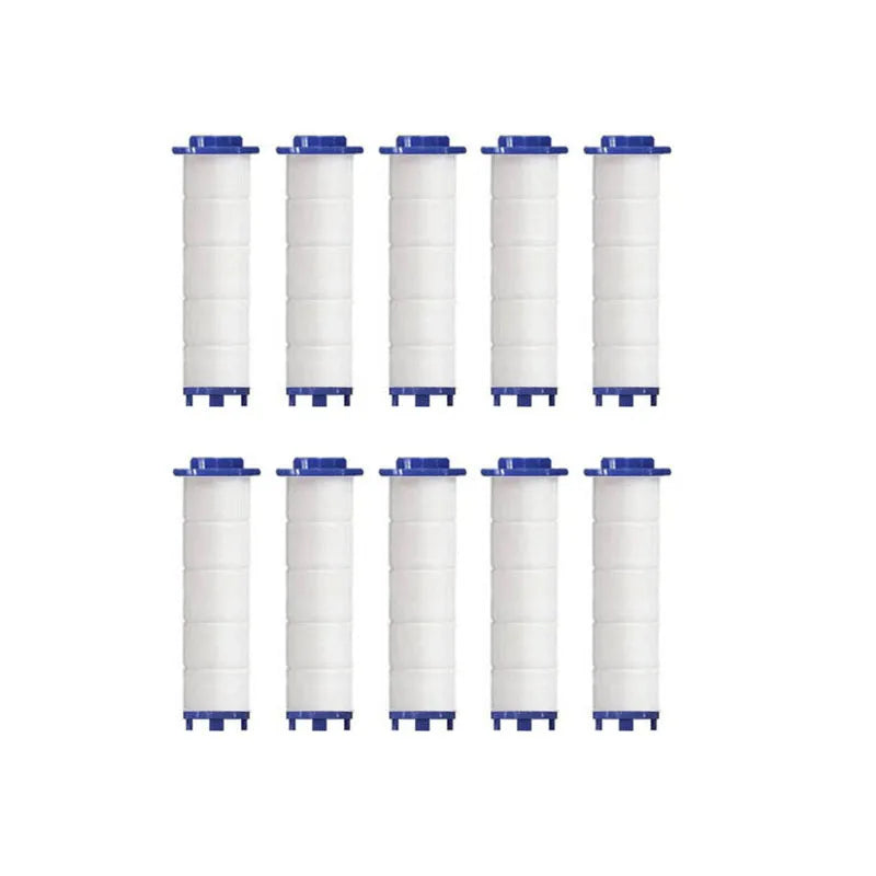 Set of 10 Replacement Filters for Showerhead