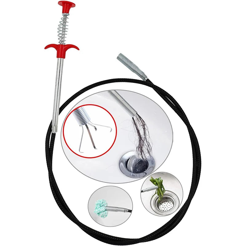 Drain Cleaner Pipe Hair Dredger Sewer