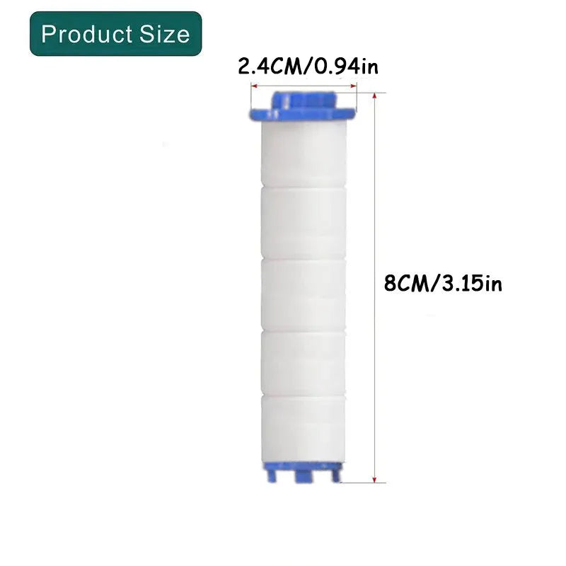 Set of 10 Replacement Filters for Showerhead