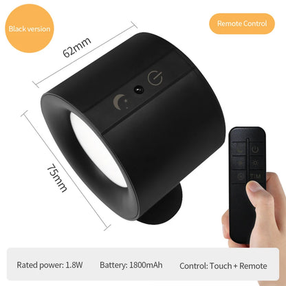 Shineii AuraLite™ 360 – Wireless Rechargeable Wall Lamp